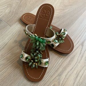 Tory Burch Sydney Beaded Sandall